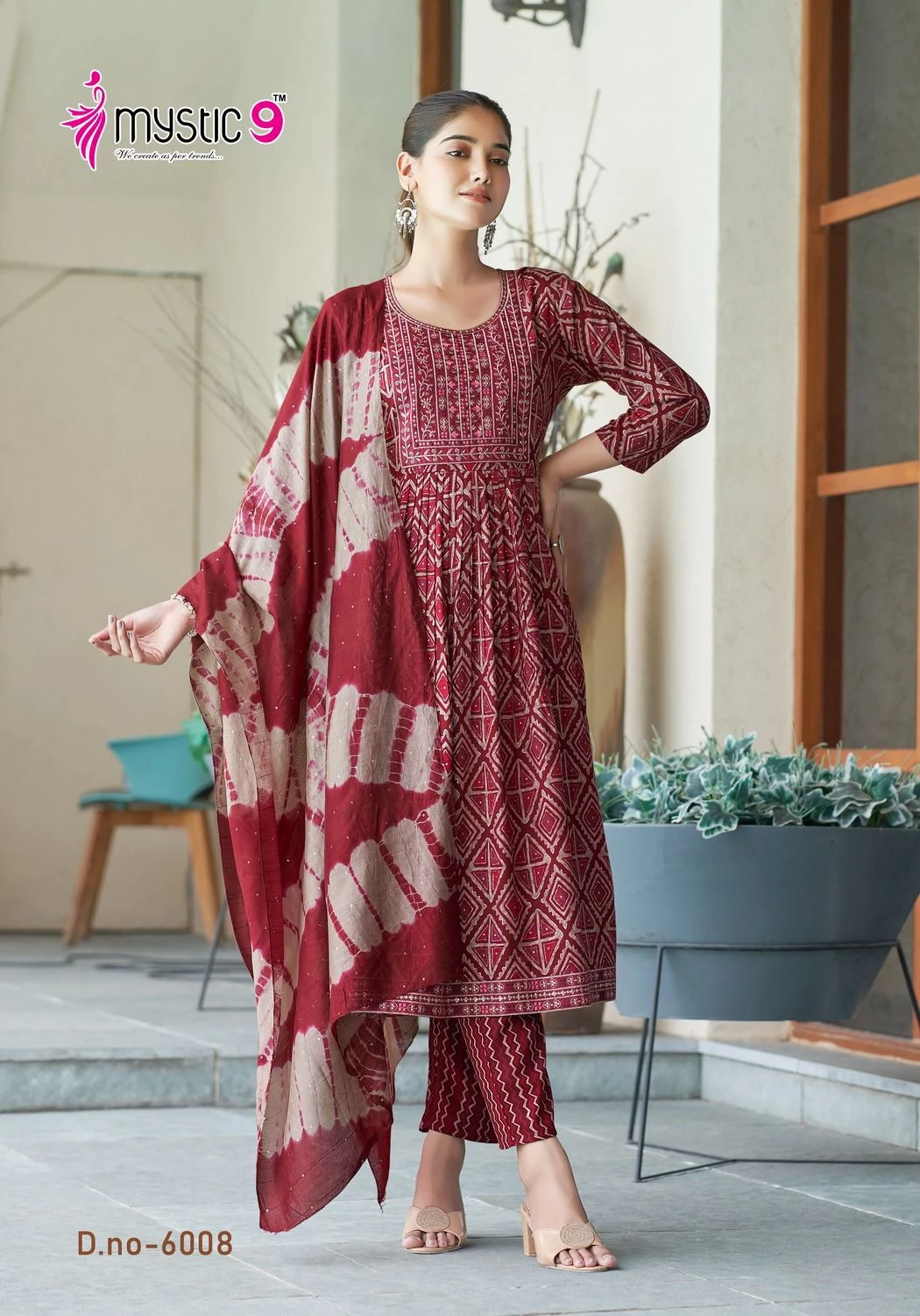 Mystic 9 Sara Vol 6 Two Ton Rayon Wholesale Readymade Salwar Suit Catalog — Wholesale Salwar Suits, MPA wholesale from Surat - Gallery Image 2